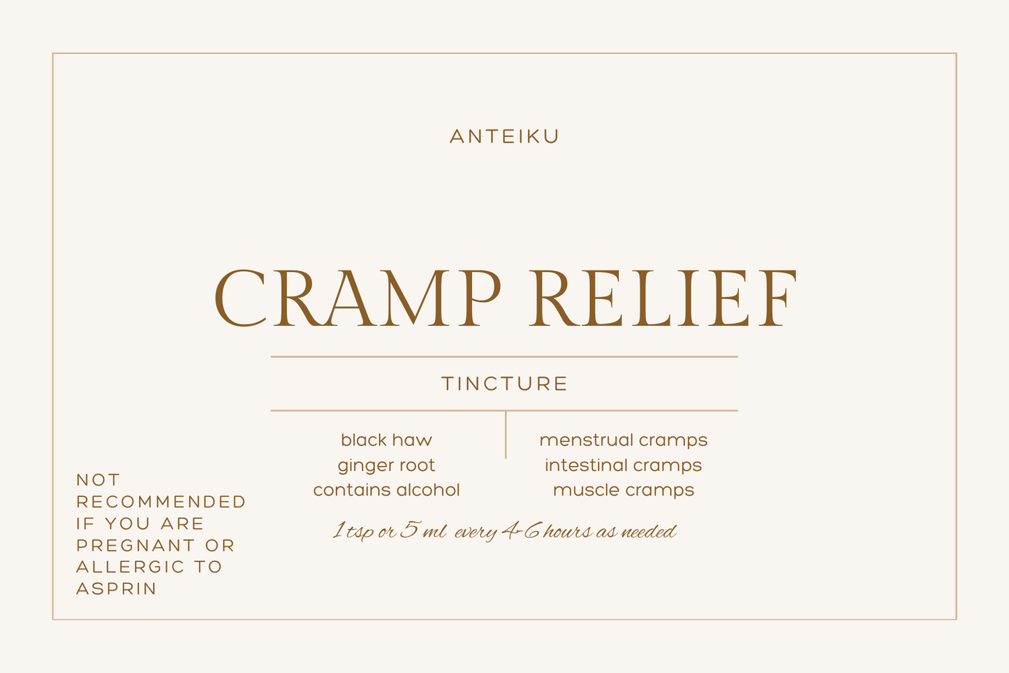 Cramp Relief